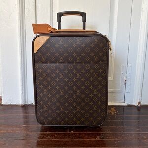 Louis Vuitton Brown Monogram Travel Bag